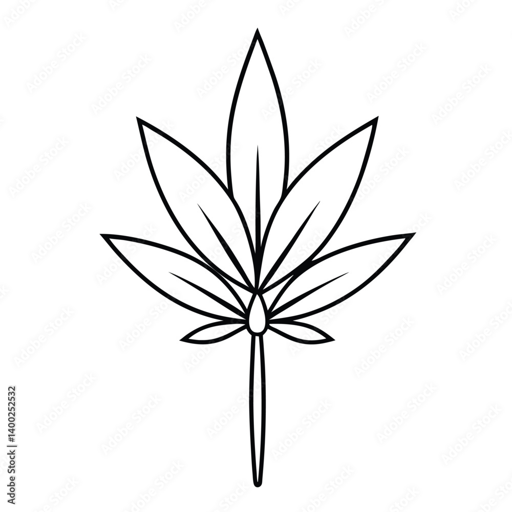 dodder flower line art vector on white background dodder flower line art vector on white background