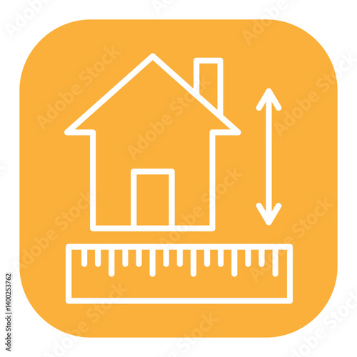 House Measurement Icon