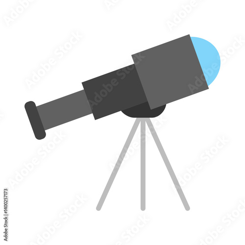 Pirate Telescope flat icon