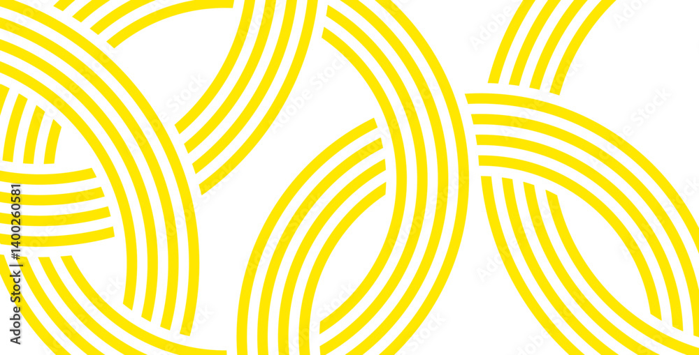 Obraz premium Pasta background. Spaghetti abstract geometric pattern. Vector illustration. 