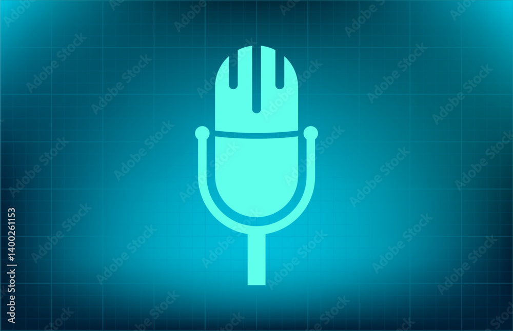 vector icon on blue background with gradient vector icon on blue background with gradient