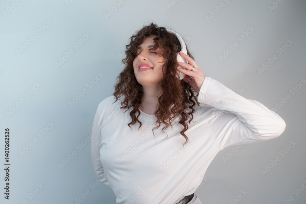 Music therapy: Woman sings her favorite song, finding joy and healing in every note. Music therapy: Woman sings her favorite song, finding joy and healing in every note.