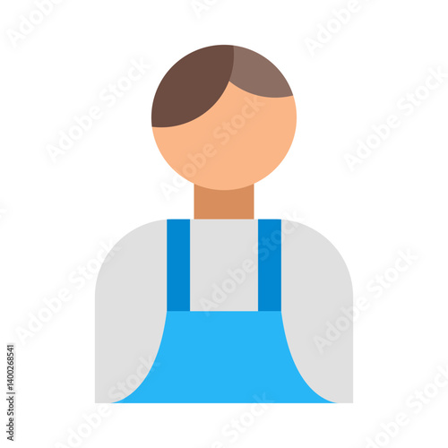 Shopkeeper flat icon