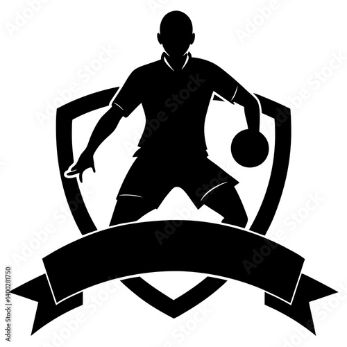 Soccer Player Vector Silhouette Art Illustration Icon Set – Editable Sports Graphics
