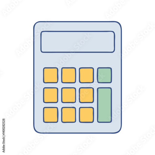 calculator icon, calculator vector illustration-simple illustration of calculator, perfect for calculator logos and icons