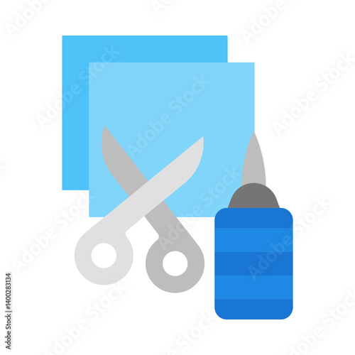 Craft Paper flat icon