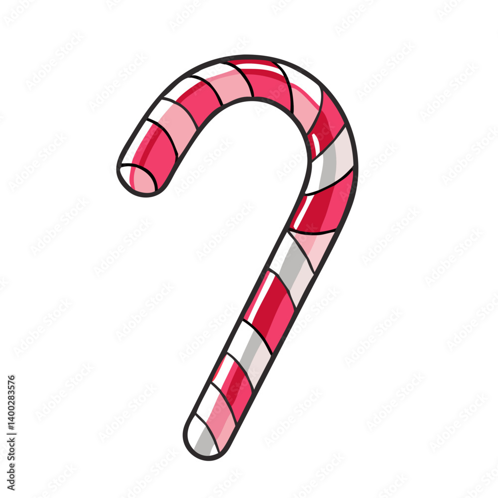 candy cane icon, candy cane vector illustration-simple illustration of candy cane, perfect for candy cane logos and icons candy cane icon, candy cane vector illustration-simple illustration of candy cane, perfect for candy cane logos and icons