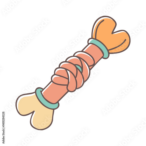 chew toy icon, chew toy vector illustration-simple illustration of chew toy, perfect for chew toy logos and icons