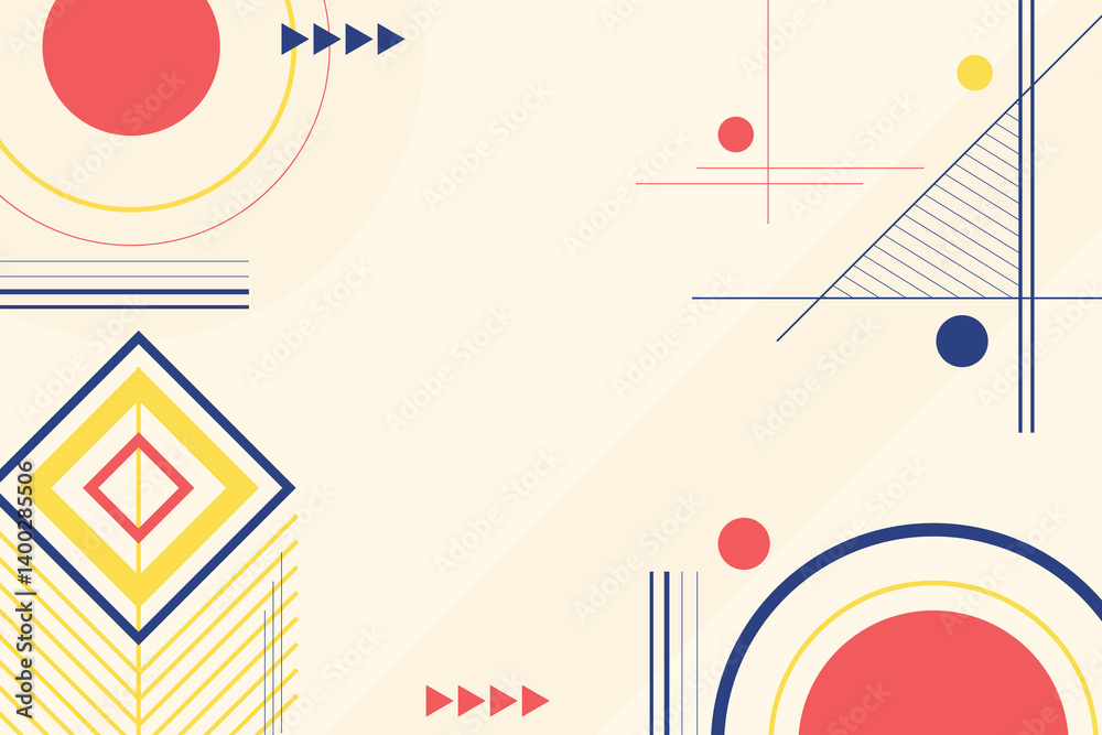 Obraz premium Modern abstract geometric background design