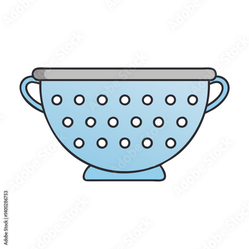 colander icon, colander vector illustration-simple illustration of colander, perfect for colander logos and icons