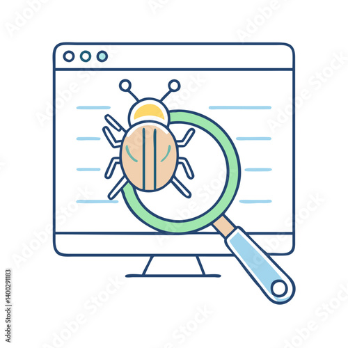 debugging tool icon, debugging tool vector illustration-simple illustration of debugging tool, perfect for debugging tool logos and icons