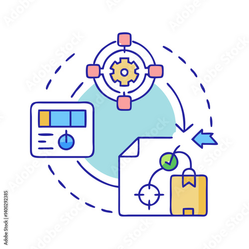 deployment icon, deployment vector illustration-simple illustration of deployment, perfect for deployment logos and icons