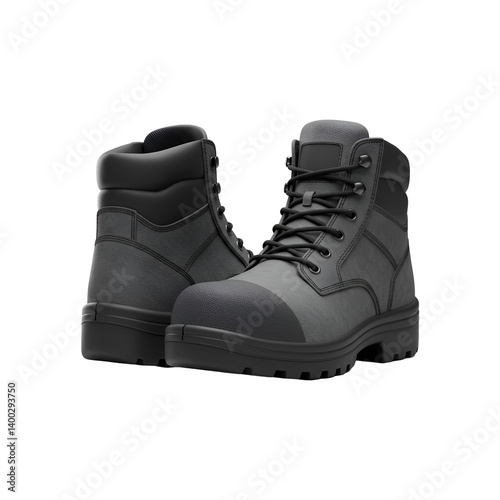 Safety Boots Pair Solid Shape Icon