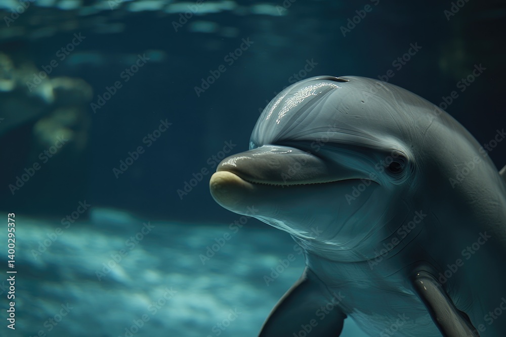 Fototapeta premium dolphin in the water