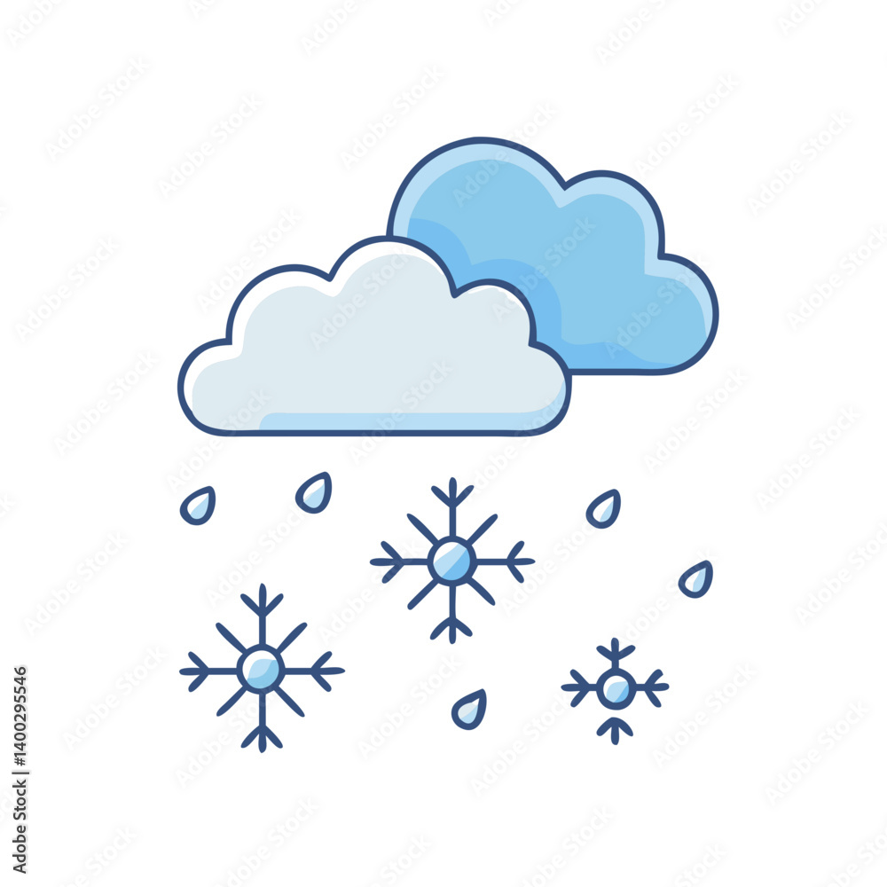 falling snow icon, falling snow vector illustration-simple illustration of falling snow, perfect for falling snow logos and icons falling snow icon, falling snow vector illustration-simple illustration of falling snow, perfect for falling snow logos and icons