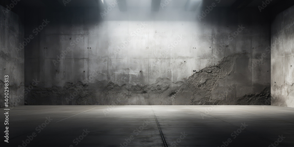Minimalist Concrete Space