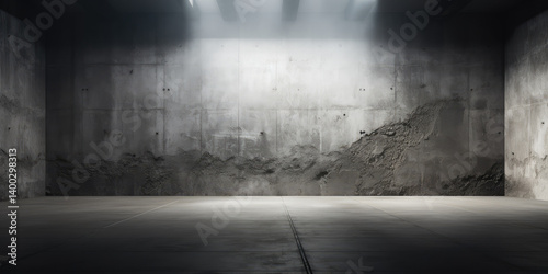 Obraz na płótnie Minimalist Concrete Space w salonie