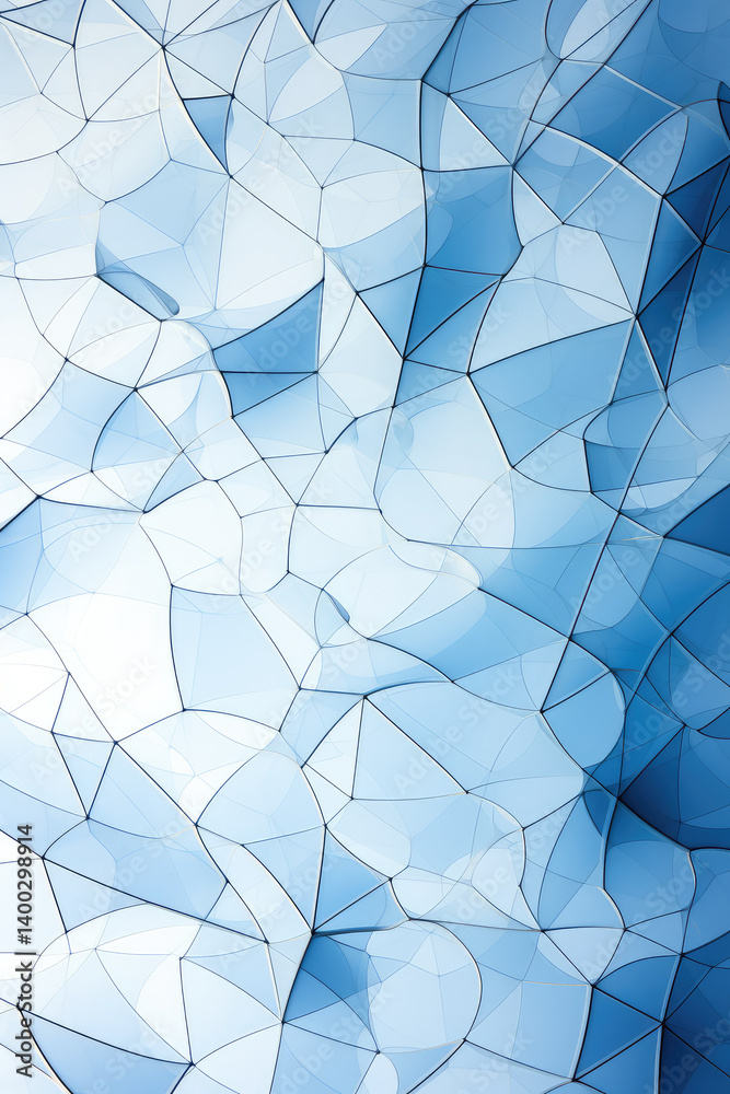 Ethereal Blue Mosaic
