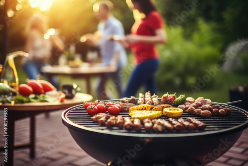 Obraz na płótnie Summer BBQ Bliss w salonie