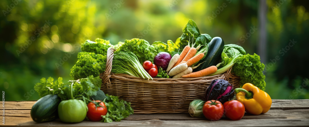 Fresh Harvest in a Basket