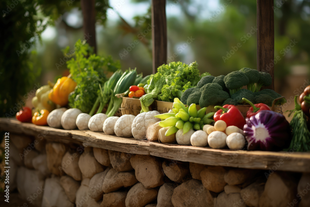 Vibrant Farm Fresh Vegetables