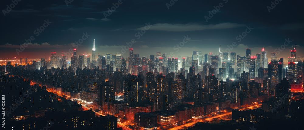 Enchanting Urban Nightscape