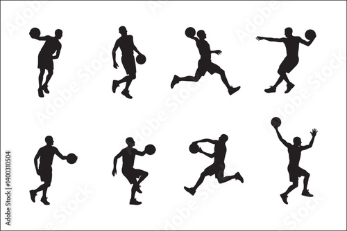 Basketball Silhouette Vector | Player SVG | Slam Dunk Clipart PNG

Basketball Player SVG | Dribble & Dunk Silhouette | Sports Vector Art

Basketball Action Silhouette | Jump Shot SVG Cut File | Sports