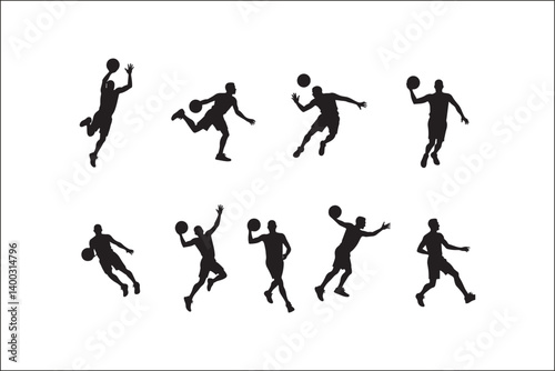 Basketball Silhouette Vector | Player SVG | Slam Dunk Clipart PNG

Basketball Player SVG | Dribble & Dunk Silhouette | Sports Vector Art

Basketball Action Silhouette | Jump Shot SVG Cut File | Sports