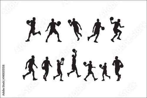 Basketball Silhouette Vector | Player SVG | Slam Dunk Clipart PNG

Basketball Player SVG | Dribble & Dunk Silhouette | Sports Vector Art

Basketball Action Silhouette | Jump Shot SVG Cut File | Sports