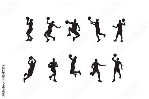 Basketball Silhouette Vector | Player SVG | Slam Dunk Clipart PNG

Basketball Player SVG | Dribble & Dunk Silhouette | Sports Vector Art

Basketball Action Silhouette | Jump Shot SVG Cut File | Sports