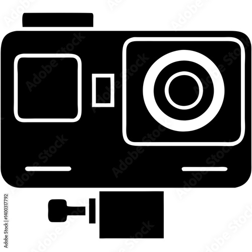 Creative Camera Illustration | Detailed Photography Device Vector Design