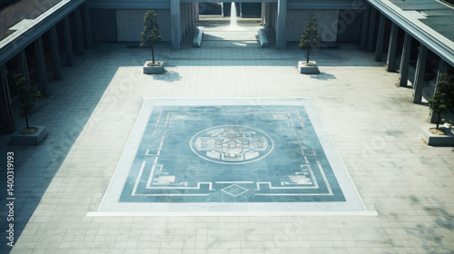 Tranquil Courtyard Elegance
