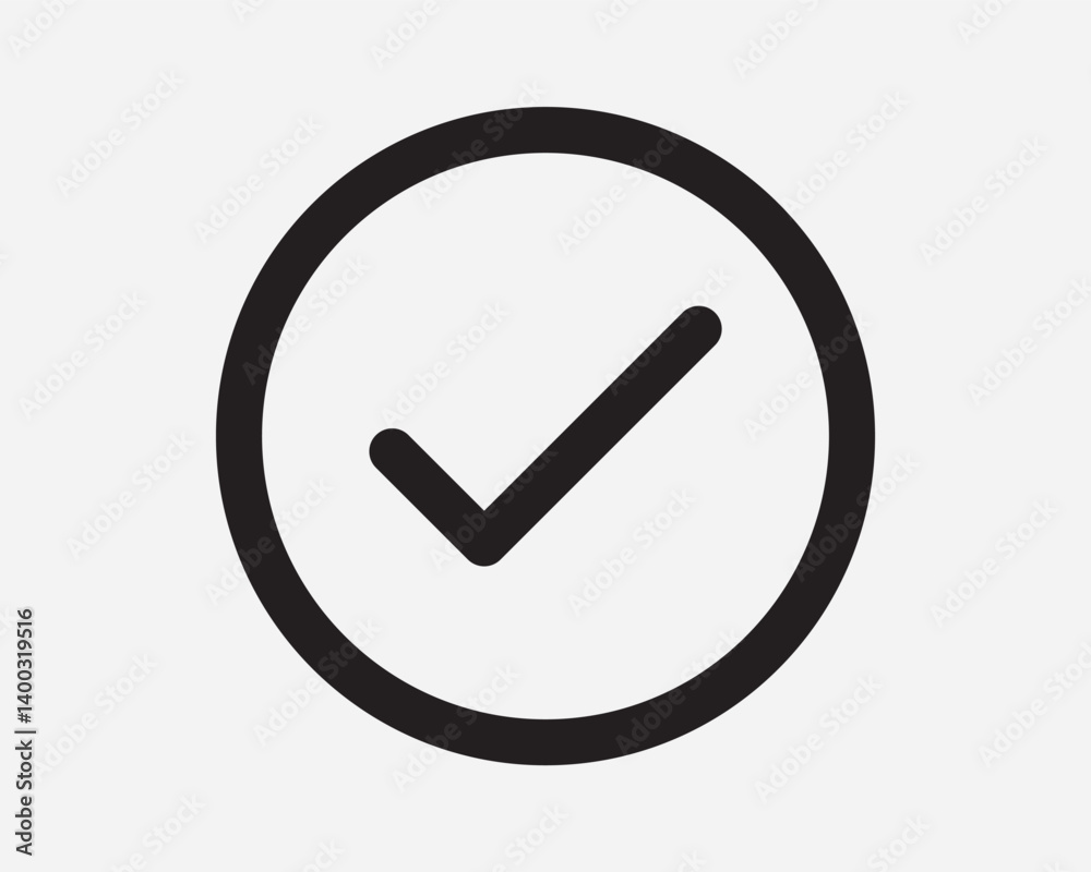 Tick Checkmark Correct Round Sign Verified Circle Symbol Right Choice Vote Select Selection Yes Affirmation Confirm Confirmation Vector Icon Tick Checkmark Correct Round Sign Verified Circle Symbol Right Choice Vote Select Selection Yes Affirmation Confirm Confirmation Vector Icon