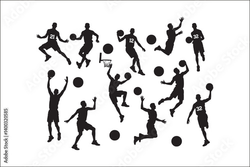 Basketball Silhouette Vector | Player SVG | Slam Dunk Clipart PNG

Basketball Player SVG | Dribble & Dunk Silhouette | Sports Vector Art

Basketball Action Silhouette | Jump Shot SVG Cut File | Sports
