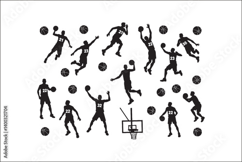 Basketball Silhouette Vector | Player SVG | Slam Dunk Clipart PNG

Basketball Player SVG | Dribble & Dunk Silhouette | Sports Vector Art

Basketball Action Silhouette | Jump Shot SVG Cut File | Sports