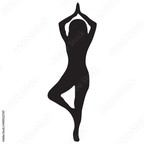 Silhouettes, Sport Women Silhouettes, Yoga, Collection, Yoga Pose, Graphic, Meditate, Relaxation, Workout, Black, Isolated, Lifestyle, Asana, Relax, Vector Illustration