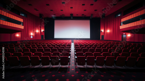 Obraz na płótnie Serene Cinema Experience w salonie