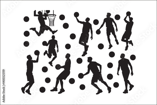 Basketball Silhouette Vector | Player SVG | Slam Dunk Clipart PNG

Basketball Player SVG | Dribble & Dunk Silhouette | Sports Vector Art

Basketball Action Silhouette | Jump Shot SVG Cut File | Sports