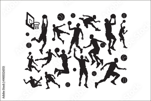 Basketball Silhouette Vector | Player SVG | Slam Dunk Clipart PNG

Basketball Player SVG | Dribble & Dunk Silhouette | Sports Vector Art

Basketball Action Silhouette | Jump Shot SVG Cut File | Sports