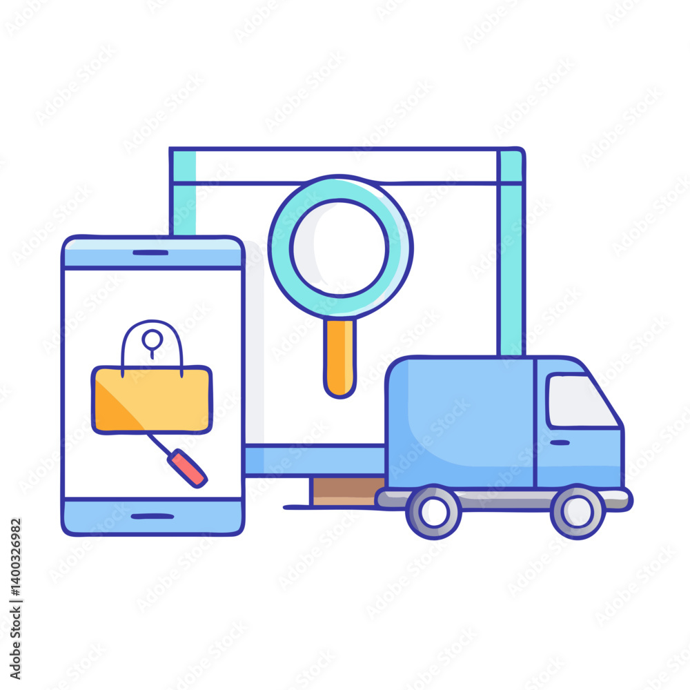 order tracking icon, order tracking vector illustration-simple illustration of order tracking, perfect for order tracking logos and icons order tracking icon, order tracking vector illustration-simple illustration of order tracking, perfect for order tracking logos and icons