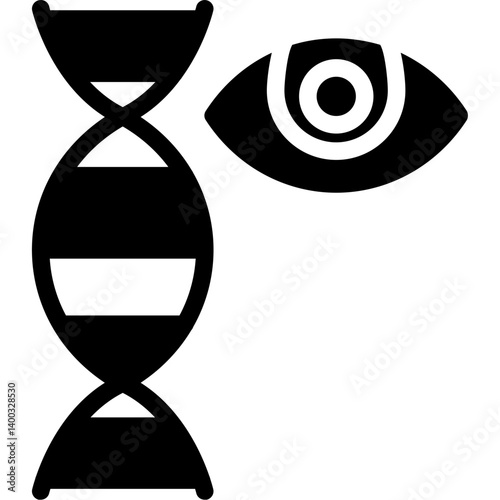 Genetic Phenotype Glyph Icon