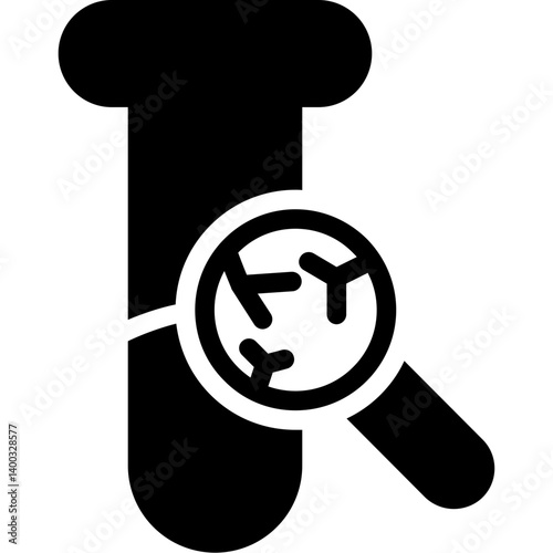 Genetic Researcher Glyph Icon