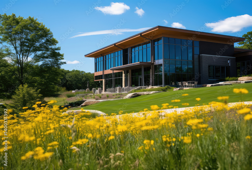 Contemporary Architecture Surrounded by Nature