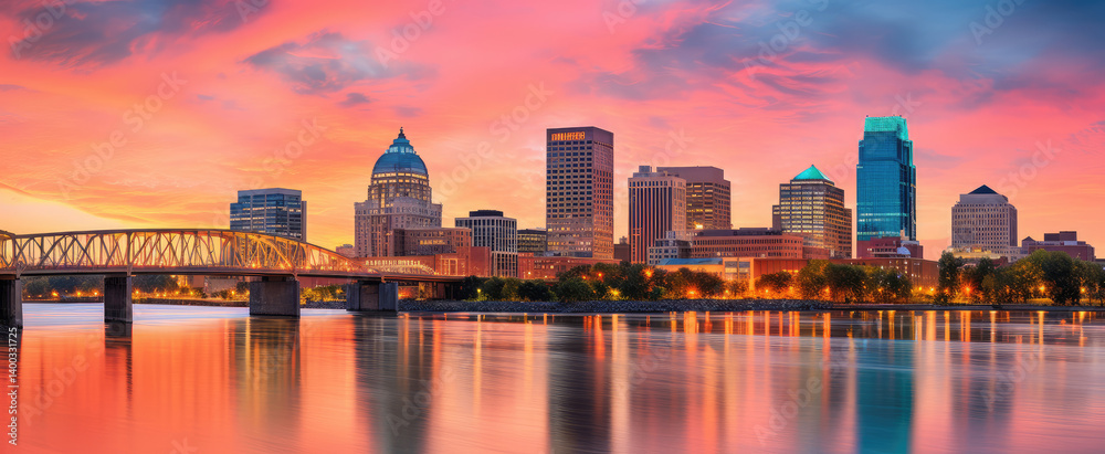 Urban Serenity at Dusk