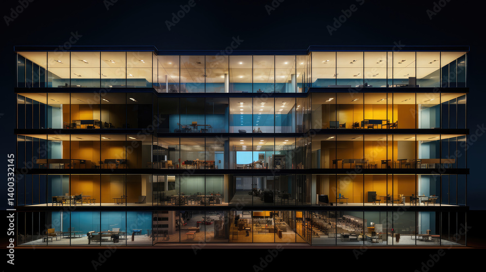 Illuminated Office Enclosure