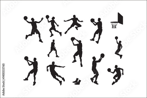 Basketball Silhouette Vector | Player SVG | Slam Dunk Clipart PNG

Basketball Player SVG | Dribble & Dunk Silhouette | Sports Vector Art

Basketball Action Silhouette | Jump Shot SVG Cut File | Sports