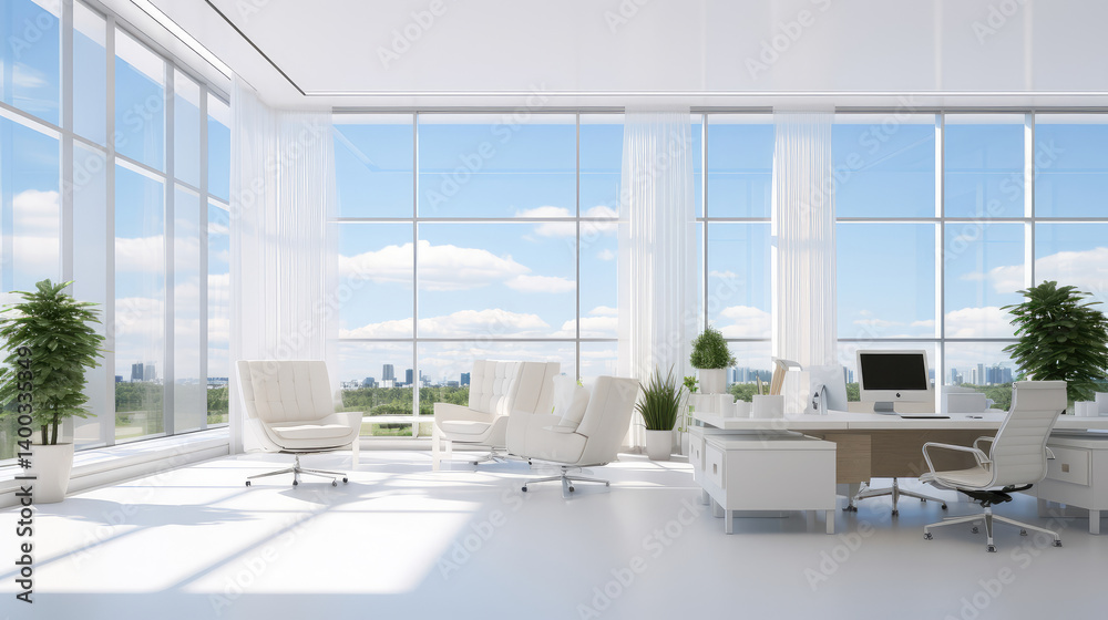 Bright and Spacious Office Design