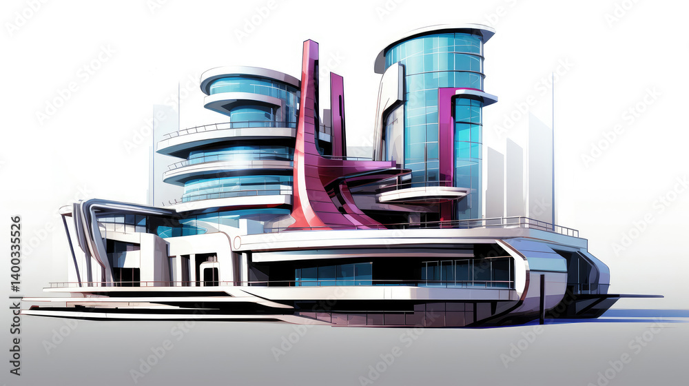 Futuristic Marvel: Iconic Architectural Design