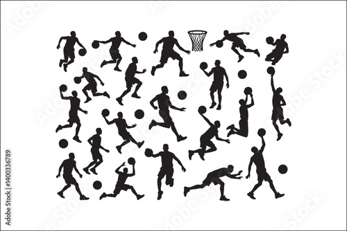 Basketball Silhouette Vector | Player SVG | Slam Dunk Clipart PNG

Basketball Player SVG | Dribble & Dunk Silhouette | Sports Vector Art

Basketball Action Silhouette | Jump Shot SVG Cut File | Sports