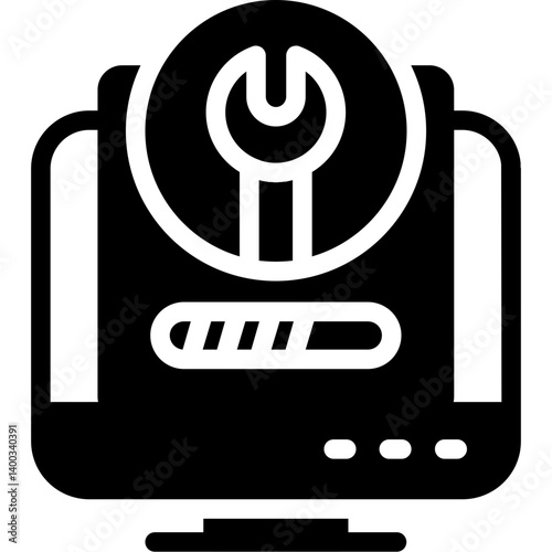 Software Tools Glyph Icon